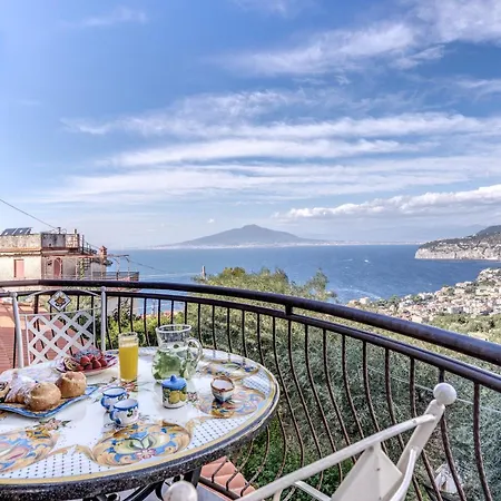 Caruso Private Heated Pool & Sea View 别墅 索伦托